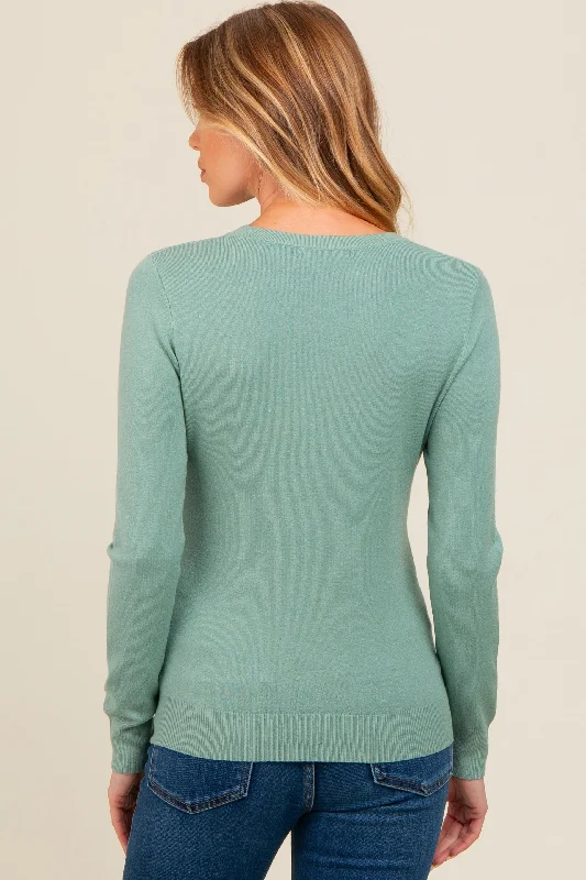 Jade Basic Soft Knit Maternity Sweater