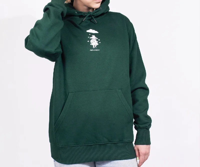 Premium Cotton Hoodie Snufkin - Green