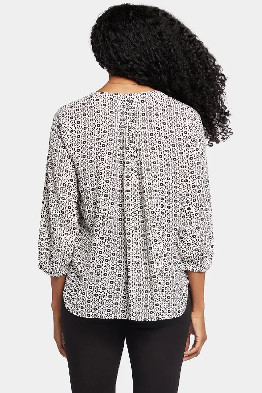 Pintuck Blouse - Thalia