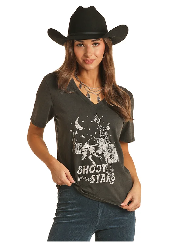 Women's Rock & Roll Cowgirl T-Shirt #RRWT21R0C7