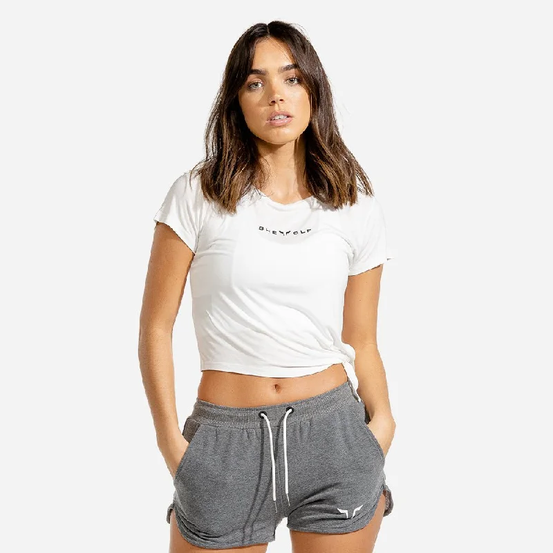 She-Wolf Crop Top - White