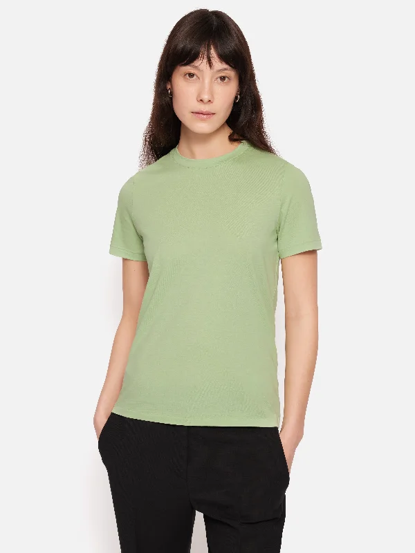 Supima Cotton Crew Neck Tee | Pastel Green