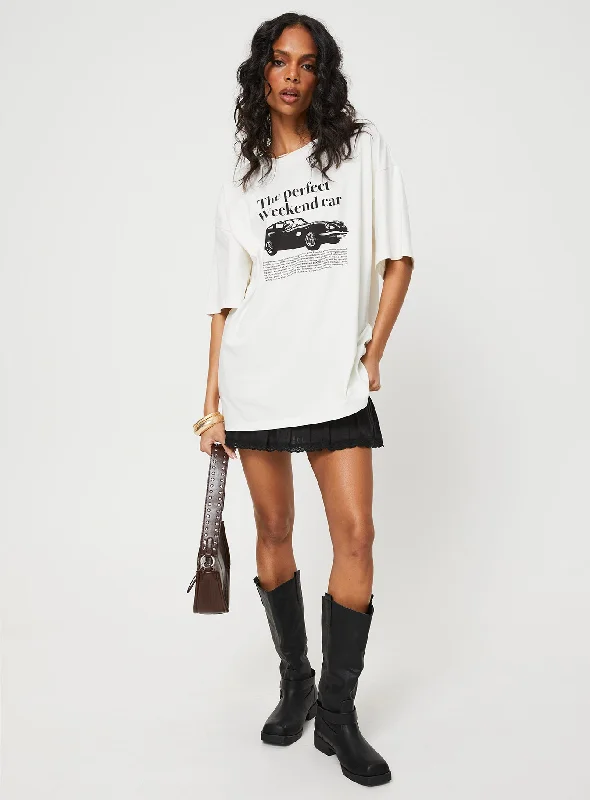 Weekender Graphic Tee White