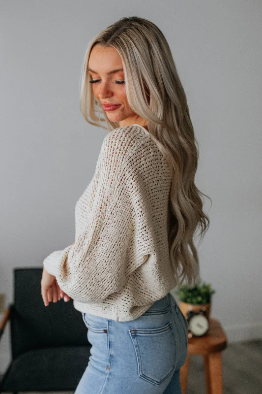 Wells Knit Sweater - Natural