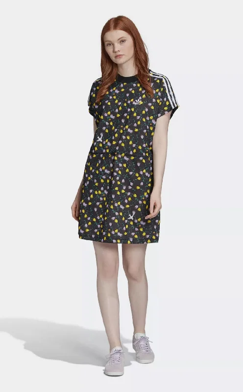 Women's • Adidas Originals 6 Allover Print Tee Dress FL4100