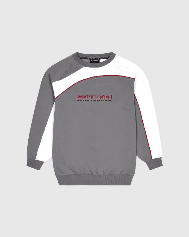 AC: 1-005 - Women's Monarch Sweater - Grey/White