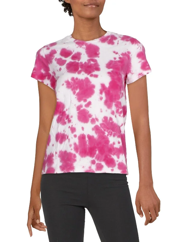 Womens Tie-Dye Cotton T-Shirt