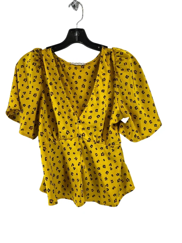 Yellow Top Short Sleeve Papaya, Size S